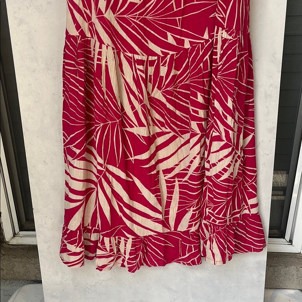 NWT Roxy Palm Print Maxi Halter Dress - Size L 🌴 Flowy & Lightweight - Picture 10 of 13